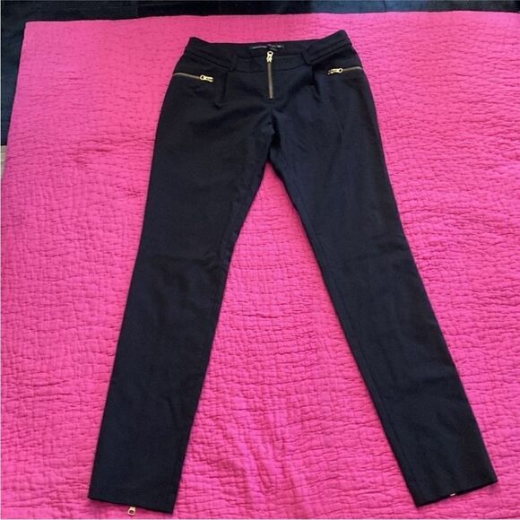 Mackage Black Skinny Pants with Zipper Accents, US2 - Picture 2 of 8